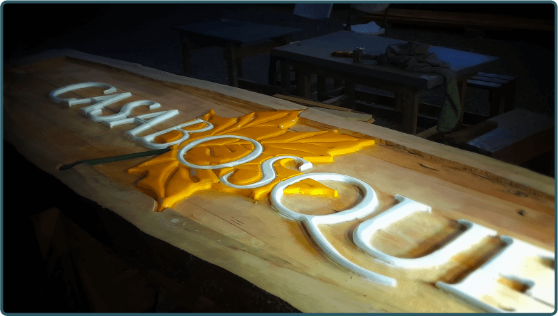 Letrero Condominio Casa Bosque Proceso