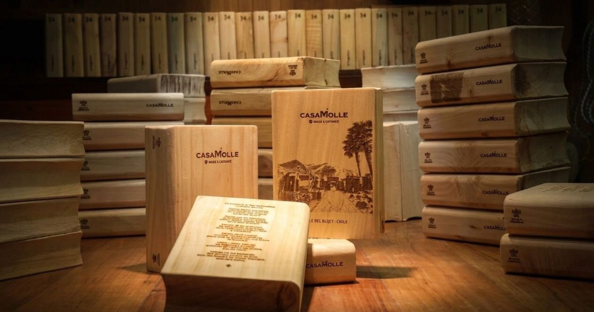 Libro de madera Casa Molle
